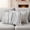 White, variant on Sage Green Outdoor Waterproof Pillow Covers, Abstract Lines Gradient Minimalist Modern Decorative Square Throw Pillowcase Sofa Cushion Sham for Patio/Couch/Chair, 16"x16" 2 Pack