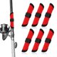 thumbnail image 1 of 20 Pack Fishing Lure Covers 6 Inch Bait Gloves Lure Shield Wrap Fishing Hook Cover Easily See Bait Storage Protector Guard to Keep Fishermen Safe for Rod, 1 of 5