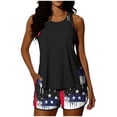 thumbnail image 2 of Mifsaly Patriotic Tankini Set for Women 2026 Independence Day Two Piece Swimsuit American Flag Graphic Bathing Suits Beach Vacation Summer Swimwear with Board Shorts XXL, 2 of 7