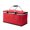 Red, variant on Portable 30L Insulated Picnic Basket Sturdy Aluminum Frame Foldable Basket for Camping and Beach Outings Shopping Bag