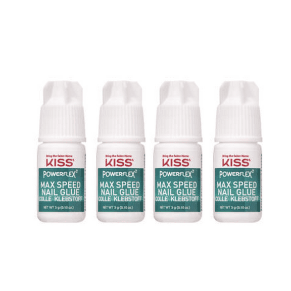 KISS Maximum Speed Nail Glue BK135 (4 piece)