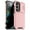 Pink, variant on Compatible with Samsung Galaxy S22 Case with Camera Lens Cover , Military Grade Drop Protection, Shockproof Anti-fall Anti-scratch Non-slipping Heavy Duty Protective Phone Case,Black