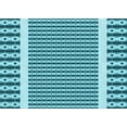 thumbnail image 1 of Ahgly Company Machine Washable Indoor Rectangle Transitional Dark Cyan Green Area Rugs, 5' x 7', 1 of 7