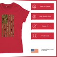 thumbnail image 6 of Camo American Flag T-Shirt USA Military Proud Army Veteran RED Friday 4th of July Camouflage Patriot Women's Tee, 6 of 7