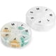 thumbnail image 1 of Pastillero semanal zhang ming Paquete de 2 Pastilleros redondos grandes 8,5*2 cm, 1 of 5