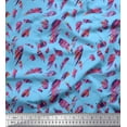 thumbnail image 1 of Soimoi Velvet Fabric Brush Stroke Abstract Print Fabric by Yard 58 Inch Wide, 1 of 1