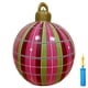 thumbnail image 1 of Bolas de juguete navideñas de 60cm con bomba, decoraciones inflables para patio navideño, 1 of 6