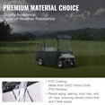 thumbnail image 3 of VEVOR 4 Passenger Golf Cart Cover Driving Enclosure Waterproof Person Roll-up Door, 3 of 9