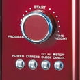 thumbnail image 2 of Nostalgia RMO4RR Retro 0.9 Cubic Foot 800 Watt Countertop Microwave Oven, Red, 2 of 7