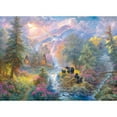 thumbnail image 3 of Cra-Z-Art Abraham Hunter 1000 Piece Puzzle - Spring at Rainbow Falls, 3 of 6