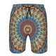 thumbnail image 3 of Balery Round Mandala Traje de Baño Estilo Hawaiano para Hombre, Shorts de Secado Rápido con Bolsillos-Medium, 3 of 6