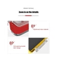thumbnail image 3 of Caja de cebo de señuelos de anzuelo de pesca de 2 capas Caja de aparejos de pesca impermeable (Rojo), 3 of 4