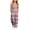 Pink, variant on Girls Striped Printed Cami Jumpsuits Sleeveless Spaghetti Straps Jumpsuit Pants Casual Loose Trousers with Pockets Blue 7-8 Years
