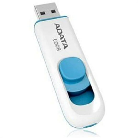 ADATA 64GB USB 2.0 Retractable Capless Flash Drive (Red)