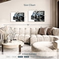 thumbnail image 4 of Elephant Stock Abstract Silver Profile Colors Wall Art - Abstract Canvas Canvas - 30" x 20", 4 of 8