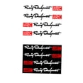 thumbnail image 4 of Wisewang 4Pcs Car Door Handle Sticker Decal 3D Auto Stickers Wrap Decor Letters Pattern Black 1Set, 4 of 6