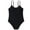 Black, variant on Girls Swimsuits Solid Girls One Piece Swimsuits Cute Bikini for Teen Girls 6-7 Years Girls Fashion