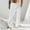 White, variant on Summer Linen Pants for Men - Elastic Waist Straight Leg Beach Pants, Loose Fit Casual Trousers with Drawstring, Lightweight Breathable Suit Pants