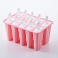 thumbnail image 1 of Popsicle Mould, Popsicle Molds 10 Pieces Silicone Ice Pop Molds BPA Free Popsicle Mold Reusable Easy Release Ice Pop Make (Pink), 1 of 5