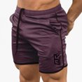 thumbnail image 1 of Faithtur Men Summer Swim Shorts Solid Color Elastic Waist Swimming Trunks, 1 of 2
