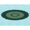 thumbnail image 1 of Ahgly Company Machine Washable Indoor Rectangle Transitional Light Aquamarine Green Area Rugs, 5' x 8', 1 of 7