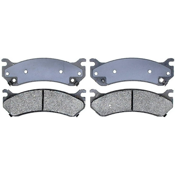 ACDelco Silver 14D785CH Ceramic Disc Brake Pad Set Fits select: 1999-2010 CHEVROLET SILVERADO, 2000-2006 CHEVROLET TAHOE
