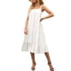 thumbnail image 2 of Sunloudy Vestido midi sin mangas para mujer, vestido de playa con volantes sueltos de color sólido sin mangas de verano Sunloudy  S M L XL, 2 of 7