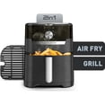thumbnail image 2 of 2-in-1 Easy Fry & Grill Air Fryer 4.2L, Air Fryer Grill Combo, Low-Oil Cooking, Adjustable Temperature & Timer, Compact Countertop Air Fryer for Home, 2 of 9