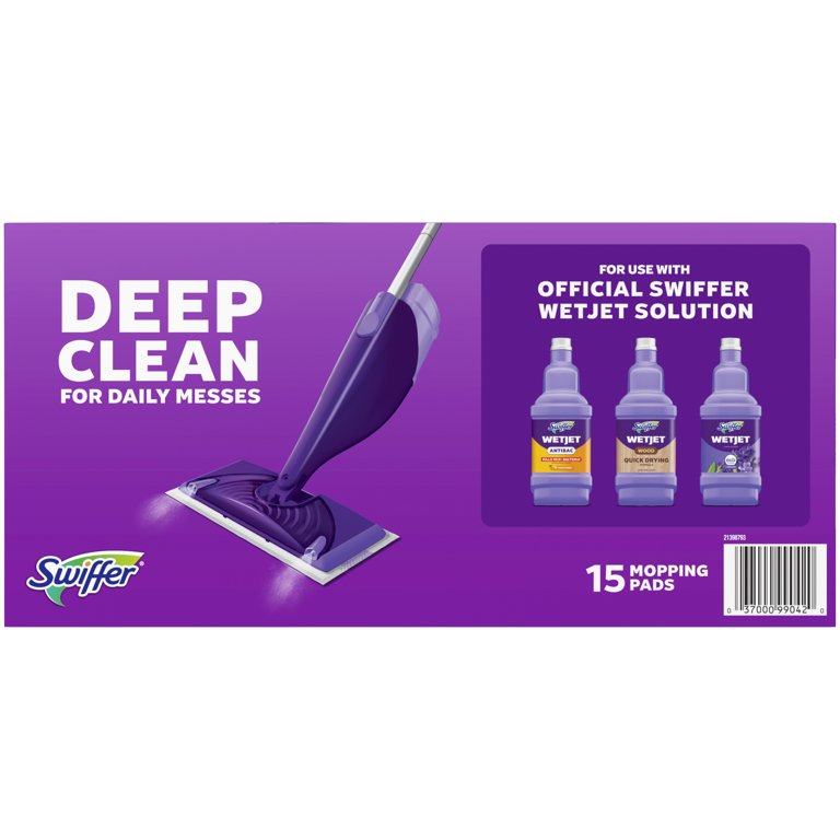 Swiffer WetJet Mop Cleaning Pads Refill, 15 Count photo 7