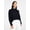Bule Twilight, variant on Time and Tru Women's Pointelle Mock Neck Sweater with Long Sleeves, Lightweight, Sizes, XS-XXXL
