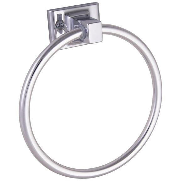 Design House 533091 Millbridge Towel Ring, Polished Chrome Finish, 2 pack