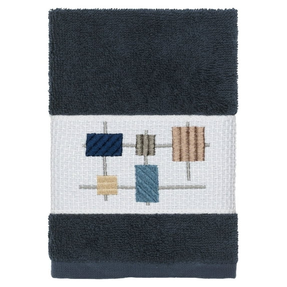 Linum Home Textiles Khloe Embellished Turkish Cotton Washcloth