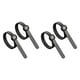 thumbnail image 3 of Eigraketly 1-17 Tamaño del anillo de EE. UU. Cinta métrica flexible Tienda de joyería para el hogar Anillos portátiles para adultos Negro 2piezas, 3 of 6