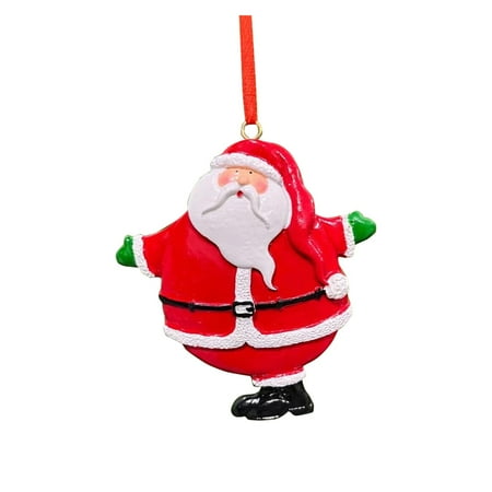

WANYNG Hangs Santa Snowman Painted Gift Tree Decoration Pendant hanger D