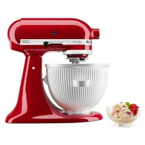 KitchenAid 2-Qt Ice Cream Maker Attachment for select KitchenAid Tilt-Head Stand Mixers, White