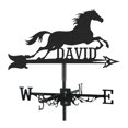 thumbnail image 1 of harayaa Decorative Metal Weather Vane, Durable Wind Direction Accessory for Garden Roof, Horse, 1 of 8