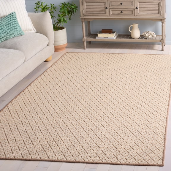 Safavieh Palm Beach Baxter Geometric Area Rug, Ivory/Natural, 5' x 8'