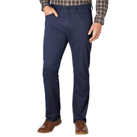 Kirkland Signature Standard Fit 5-Pocket Brushed Cotton Pants (Variety) (38x30, Union Blue)