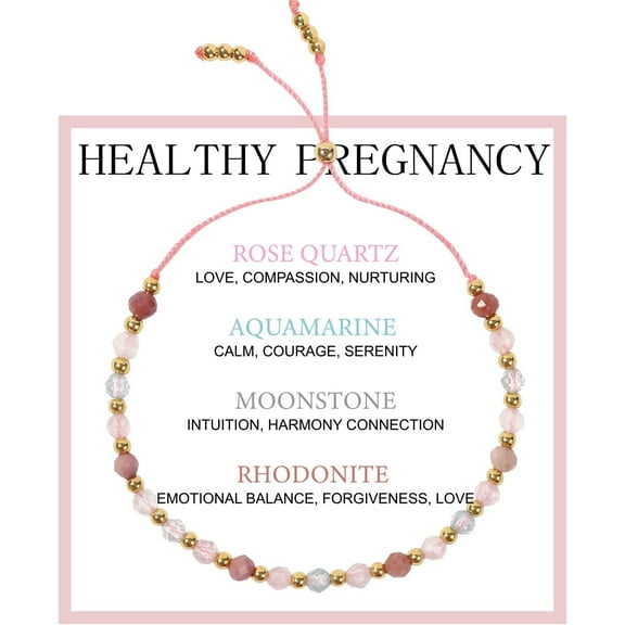 Pregnancy Must Haves Bracelet, Announcement Pregnancy Gifts For Expecting New Mom, First Time Mama Gifts for Pregnant Women 1st Time Mom To Be Spiritual Mothers Day Gift