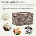 thumbnail image 5 of GZHJMY Cute Hedgehog Foldable Canvas Storage Bin, Sturdy Fabric Storage Basket with Handles, Storage Cube Box for Organizing Shelf Nursery Toy Closet 2PCS#696, 5 of 7