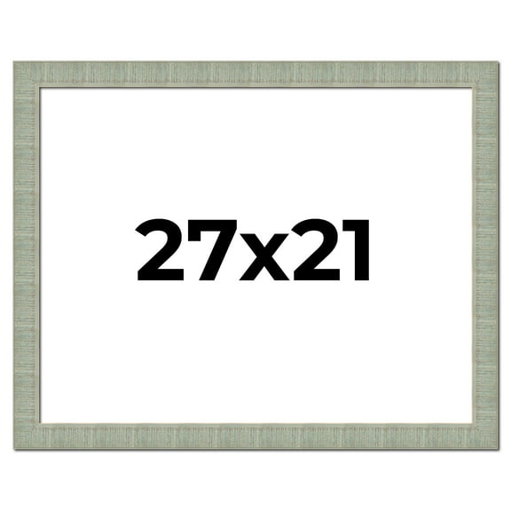 27x21 Frame Green Desert Pear Solid Wood Picture Frame | 1.625 Inch Moulding Width | Interior Frame