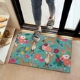 thumbnail image 2 of BoxerDog and Pioneer Flower Door Rugs,Washable Non Slip Door Mats Indoor,Decorative Door Mats,Entry Mat Indoor for Entrance,Bedroom,Kitchen,Bathroom,16"x24", 2 of 6