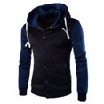 thumbnail image 4 of Veste de Baseball Homme Mode Hommes Veste Décontractée Extérieur Veste à Simple Boutonnage Veste de Travail Veste d'Uniforme de Baseball, 4 of 8