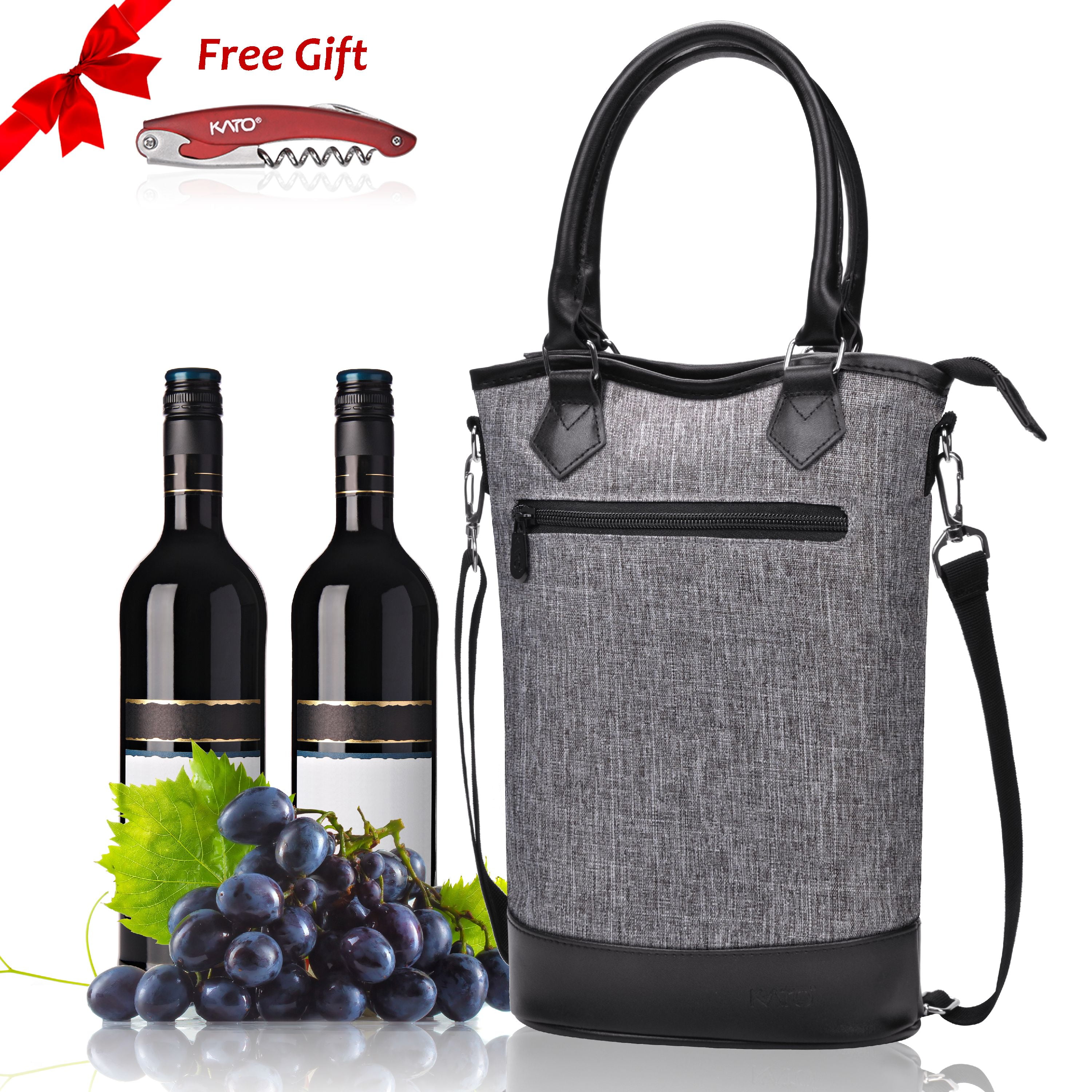 Insulated Two Bottle Bag - Colored Wine Bottles – Chris's Stuff, Inc