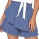 thumbnail image 3 of 2026 Faldas plisadas de talle alto for mujer, faldas plisadas con volantes fluidos, pantalones cortos cómodos y bonitos, ropa de viaje a la playa de verano, 3 of 4