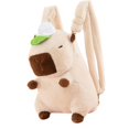 thumbnail image 4 of Abbracc Capybara Backpack Adorable Fashion Backpack for Party Daily Use Travel Beige Baseball Cap, 4 of 9