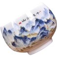 thumbnail image 2 of Hand Painted Traditional Chinese Ceramic Teacup Set with Landscape Design Gift, 2 of 9