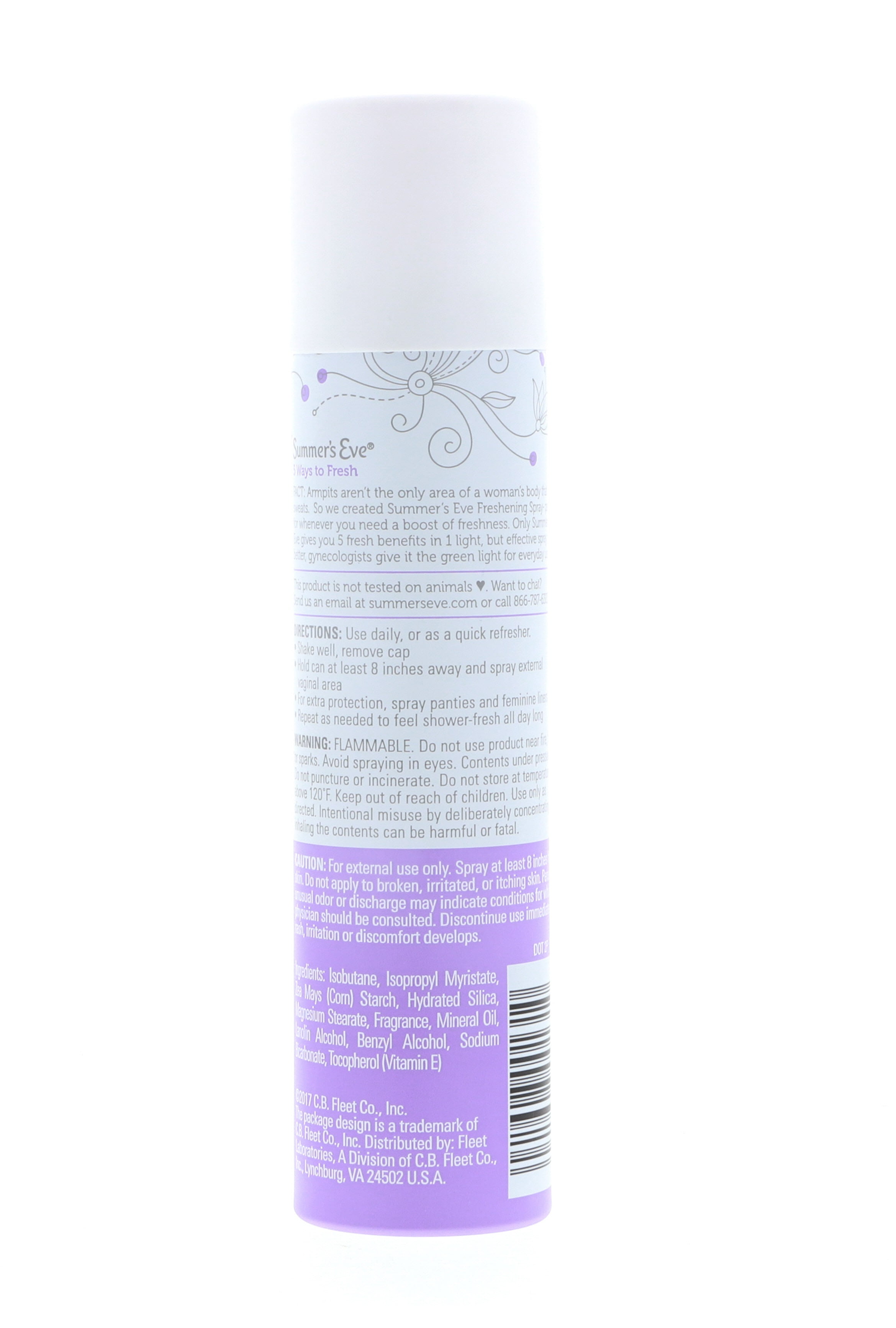 4 Pack - Summer's Eve Ultra Daily Freshening Feminine Spray, 7 in 1, Safe for Sensitive Skin, 2 oz