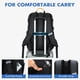 thumbnail image 5 of Mochila Ponhog Business 40L para hombre con USB negra 51x33x23 cm, 5 of 8