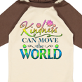 thumbnail image 4 of Inktastic Kindness Can Move the World- with flowers Boys or Girls Long Sleeve Baby Bodysuit, 4 of 5